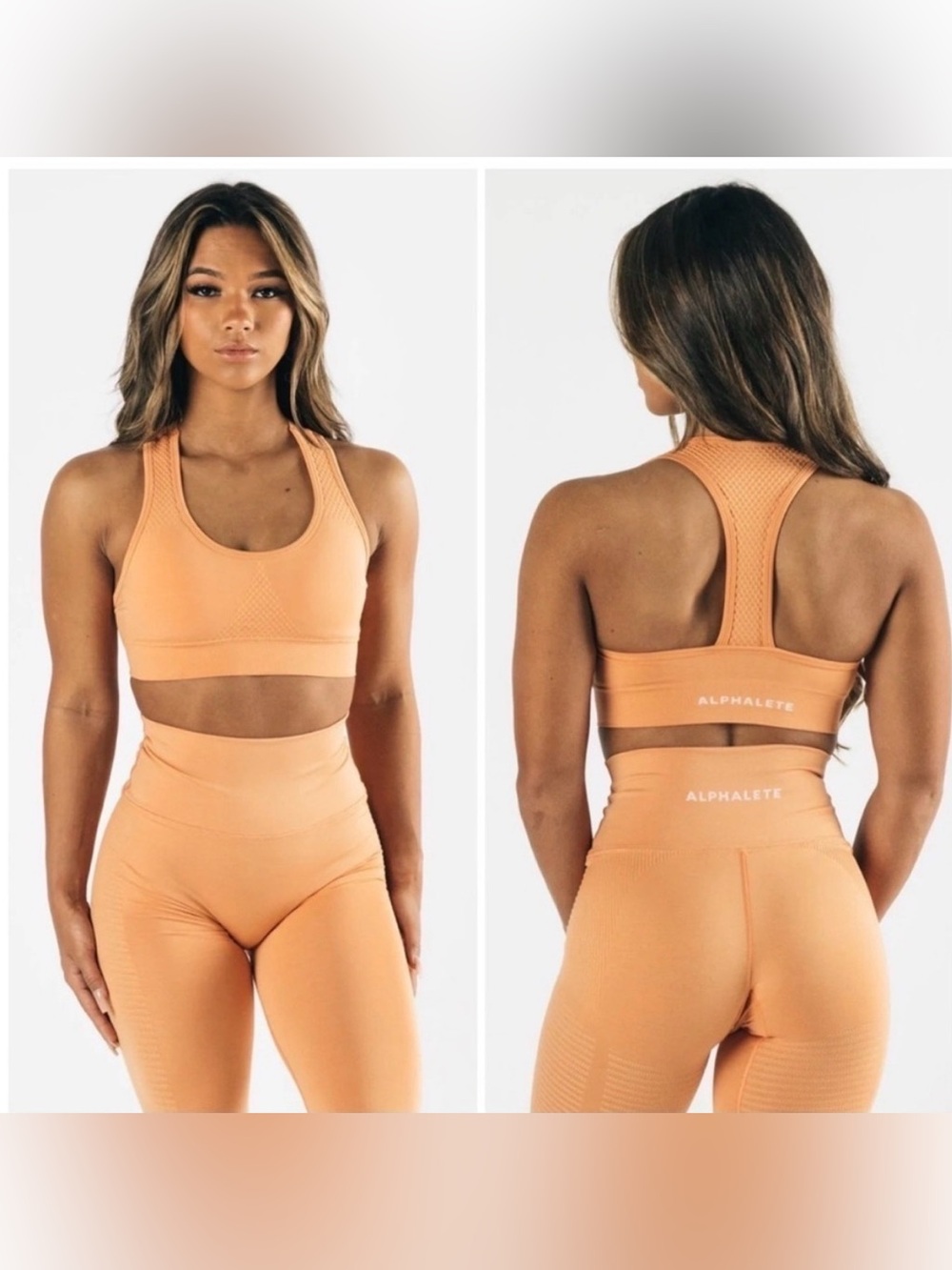 Alphalete Impact Bra in Cheeky Coral